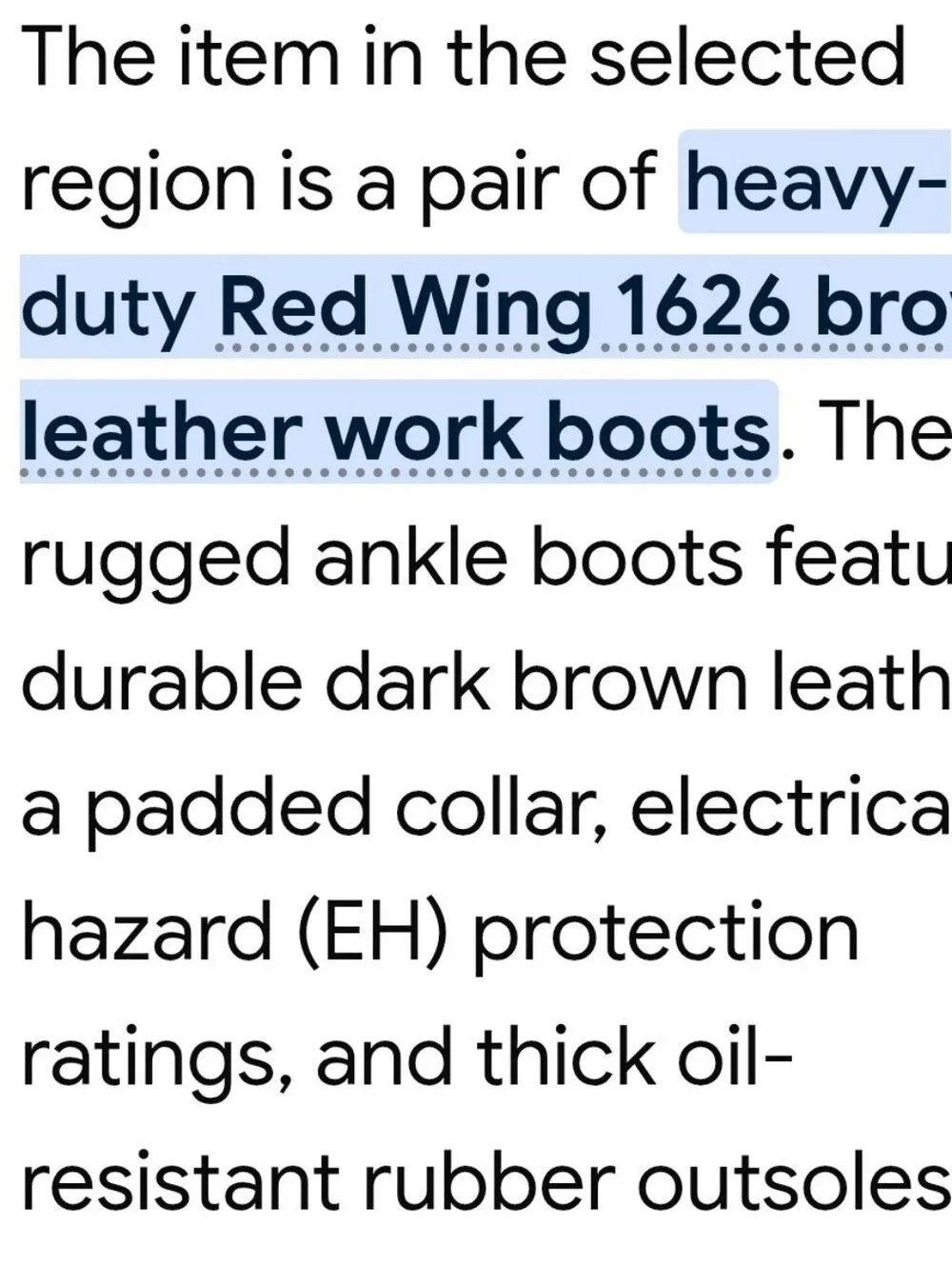 Red Wing Shoes sturdy red